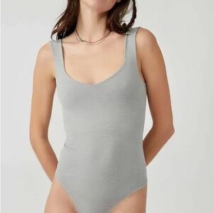 Light Heather Gray Bodysuit